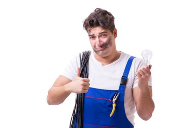 Komik adam Elektrik onarım işi