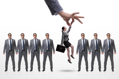 Özenle seçilmiş çalışanın işe alım konsepti