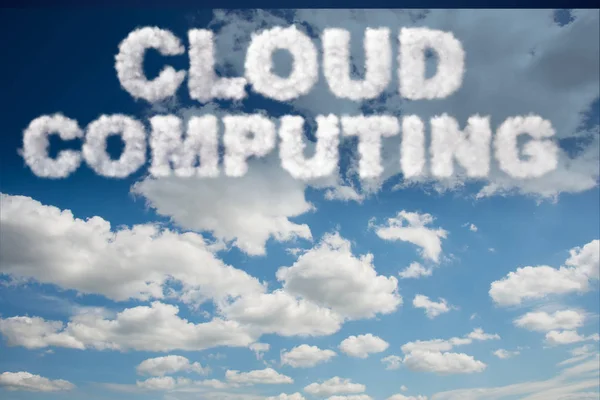 Archiviazione cloud computing nel concetto IT — Foto Stock