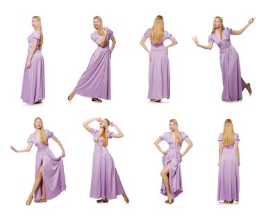 Moda dünyasında genç bir kadın