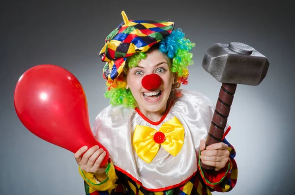 Payaso divertido en concepto cómico — Foto de Stock