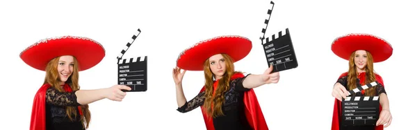 Rolig mexikanska med filmbräda — Stockfoto