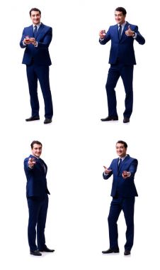 Evlilik teklifi yapan bir adamın romantik konsepti.