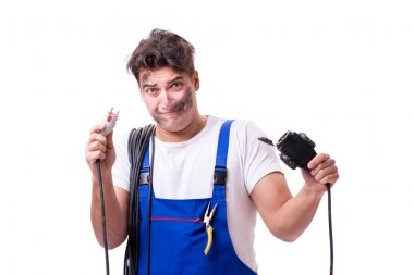 Komik adam Elektrik onarım işi