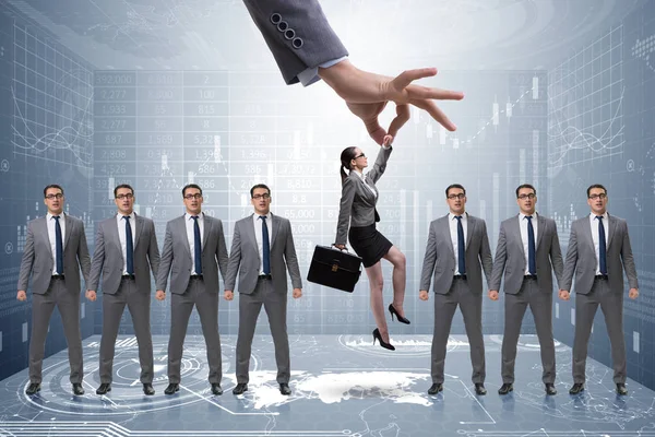 Özenle seçilmiş çalışanın işe alım konsepti