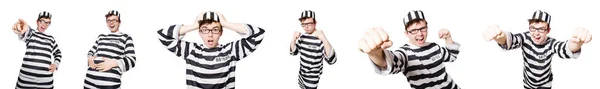 Funny prison inmate in concept — Stock Photo, Image