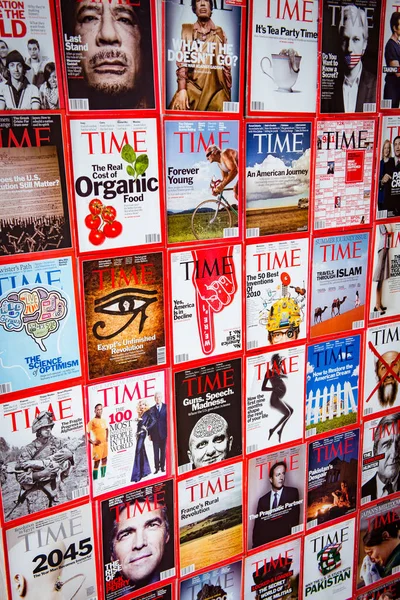 New York - 7. MÄRZ 2017: Time Magazine am 7. März in New York, — Stockfoto