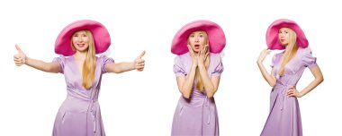 Moda dünyasında genç bir kadın