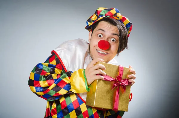 Funny clown in comical concept — Stock Photo, Image