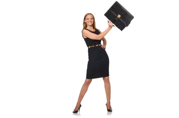 Woman businesswoman concept isolated white background — Stock Photo, Image