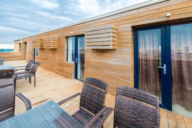 Teras kafe en üst katta.