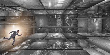 Soyut iş kavramında iş adamı