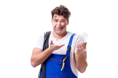 Komik adam Elektrik onarım işi