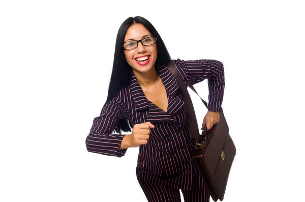 Kobieta businesswoman koncepcja odizolowany biały tło — Zdjęcie stockowe