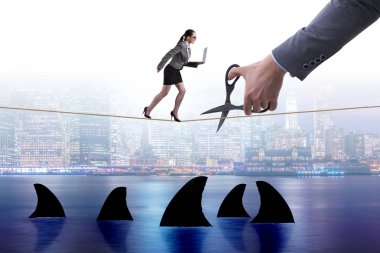 İş risk kavramında el kesimi halat