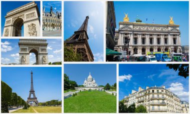 Kolaj paris fotoğraf toplama