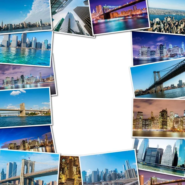 Collage aus New York Fotos — Stockfoto