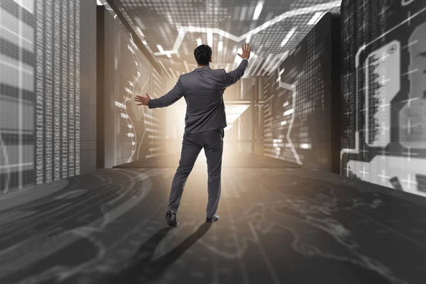 Ticari konseptte iş adamı