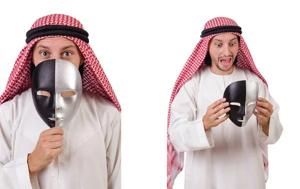 白地偽善概念でアラブ — ストック写真