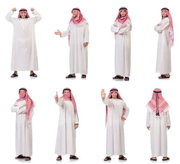 Arabo isolato su sfondo bianco — Foto Stock