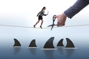 İş risk kavramında el kesimi halat