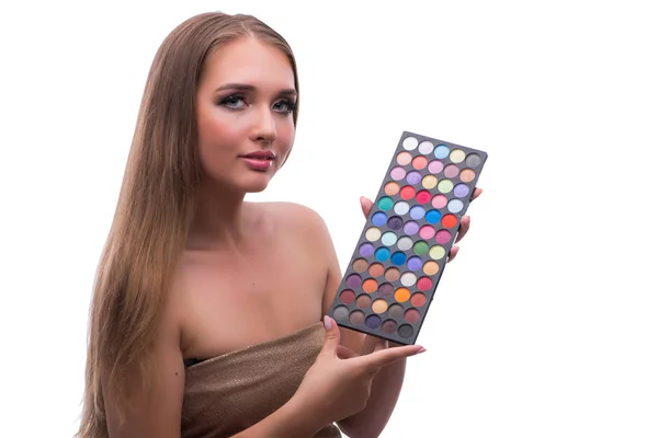 Mladá krásná fena módní model s make-up — Stock fotografie