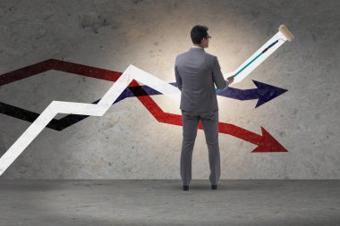 İşadamı kavramı tahmin içinde Çizelgeler çizim