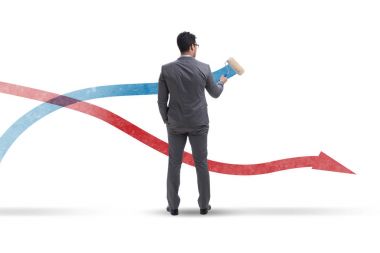 İşadamı kavramı tahmin içinde Çizelgeler çizim