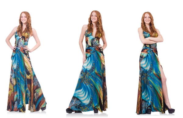 beyaz izole güzel bir elbise modeli