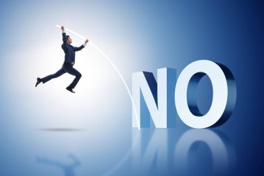 İş adamı sözcüğün üstüne atlıyor. Hayır.