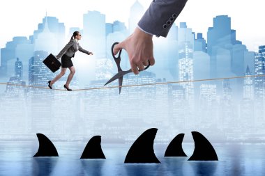 İş risk kavramında el kesimi halat