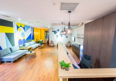 Yurt yatakhanesinin resepsiyonu