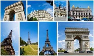 Kolaj paris fotoğraf toplama