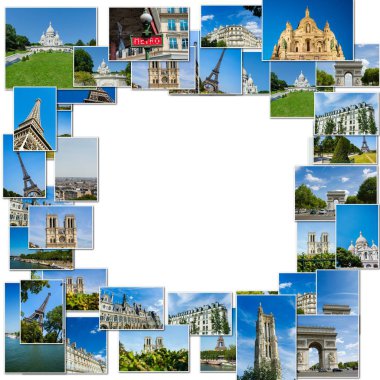 Kolaj paris fotoğraf toplama