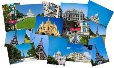 Kolaj paris fotoğraf toplama