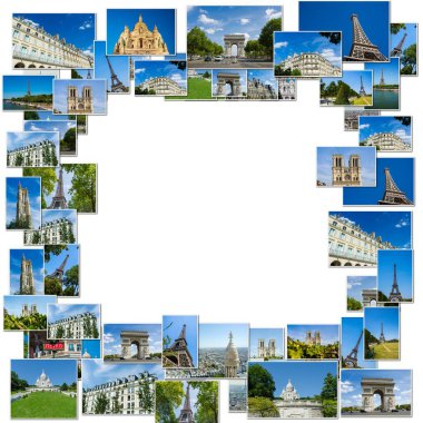 Kolaj paris fotoğraf toplama