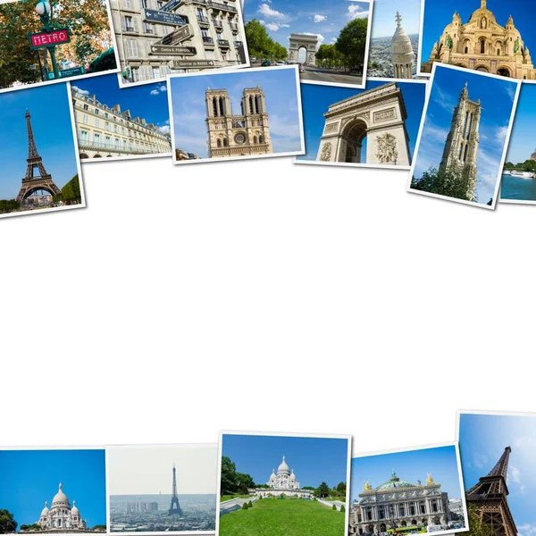 巴黎的拼贴照片集合 — 图库照片
