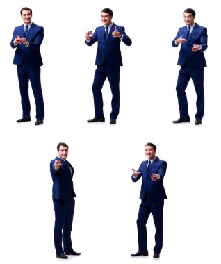 Evlilik teklifi yapan bir adamın romantik konsepti.