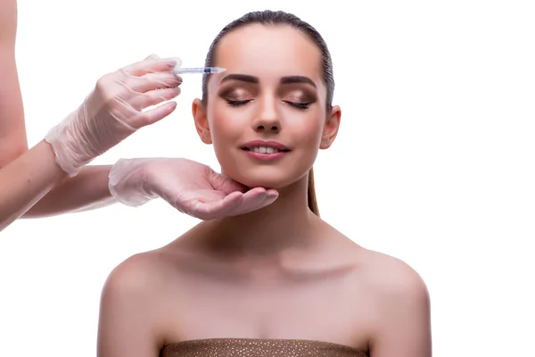 Woman in beauty concept having botex facelift — Stock Photo, Image