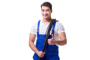 Elektrik onarım yapan erkek