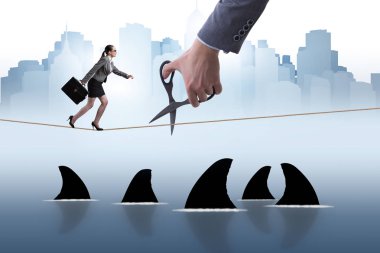 İş risk kavramında el kesimi halat