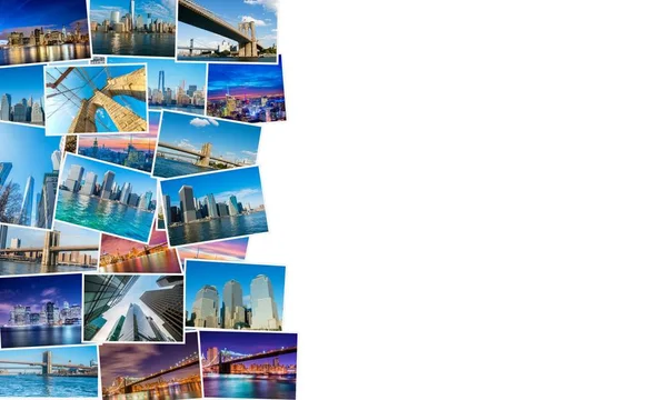 New York fotoğrafları kolaj bir