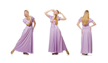 Moda dünyasında genç bir kadın