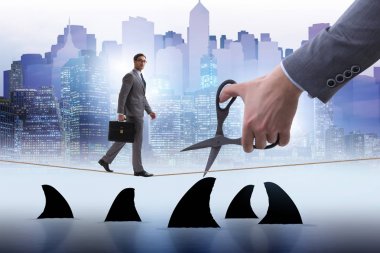 İş risk kavramında el kesimi halat