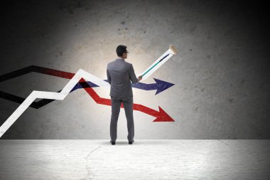İşadamı kavramı tahmin içinde Çizelgeler çizim