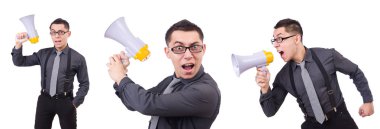 Saati beyaz olan işadamı