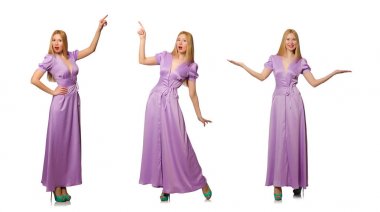 Moda giyim - kompozit görüntü güzel kadın