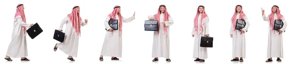 Arab ember elszigetelt fehér background — Stock Fotó