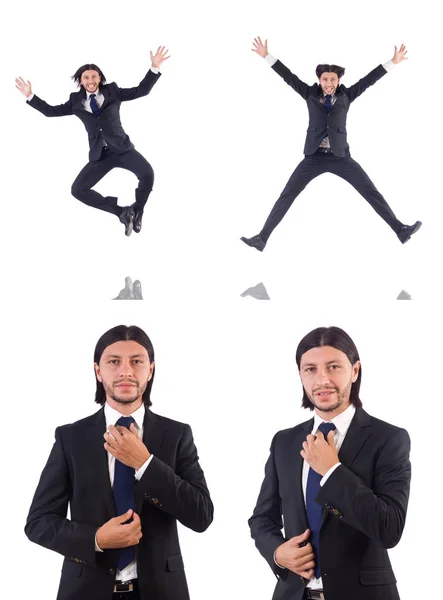 Young businessman isolated on the white background — Stock Photo, Image