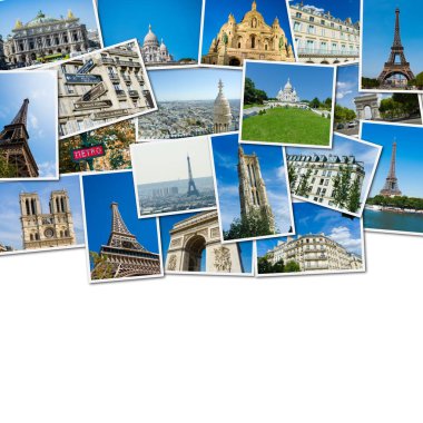 Kolaj paris fotoğraf toplama